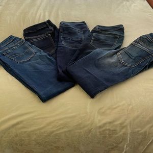 5 Pairs American Eagle Jeggings -Tall-Bundle of 5